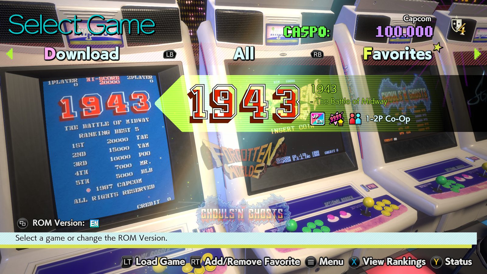 3D-rendered virtual arcade cabinets with scanline filters — playing behind a simulated CRT glow is contextual preservation