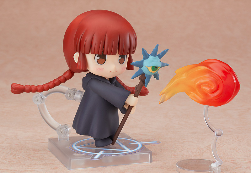 Full accessory spread — three face plates, magical staff, and translucent spell circle effect parts