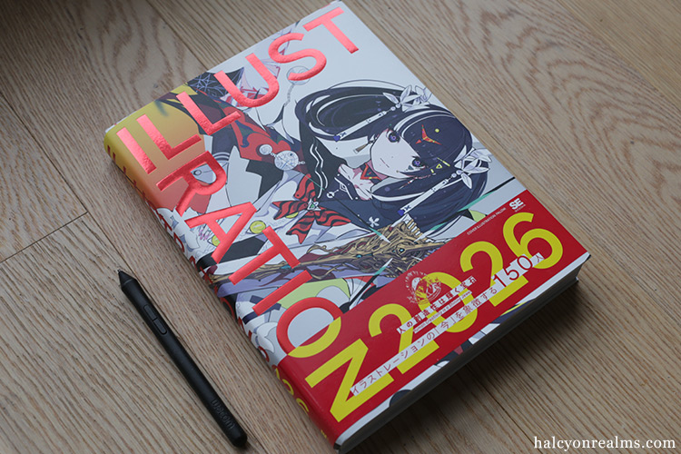 ILLUSTRATION 2026 cover by PALOW. — character designer for KAMITSUBAKI STUDIO's virtual singers KAF and RIM. Three editions: standard, alt cover (Amazon exclusive), and signed (SEshop only)