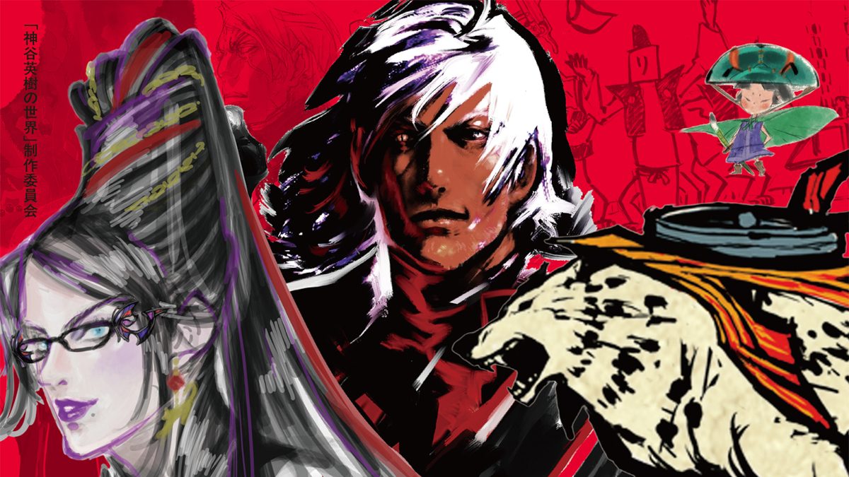 Cover: Dante, Leon, Claire, and Amaterasu sharing a frame — a career summary as roster image. The inclusion of Amaterasu is the tell: this isn't just about action games