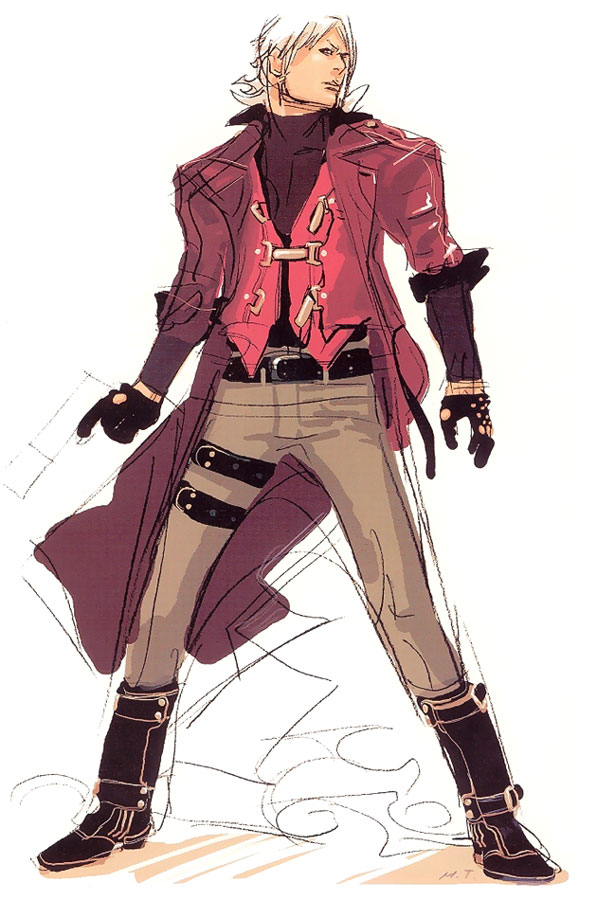 Devil May Cry concept art — the evolution from Resident Evil 4 prototype to standalone action game is one of gaming's most consequential pivots