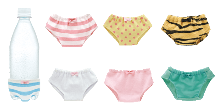 Bottle Panties — underwear for your water bottle. The kind of product that makes you question reality before buying three