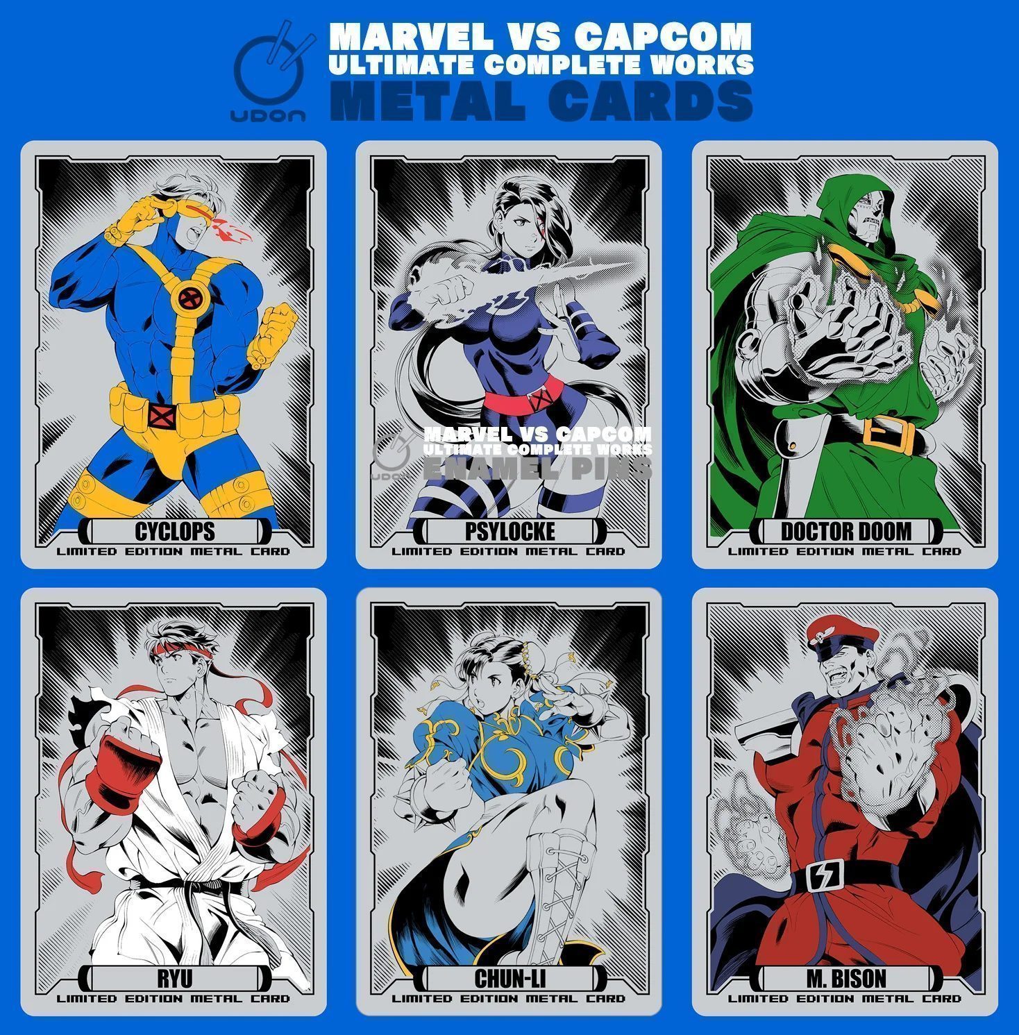 Deluxe Edition — six limited metal character cards