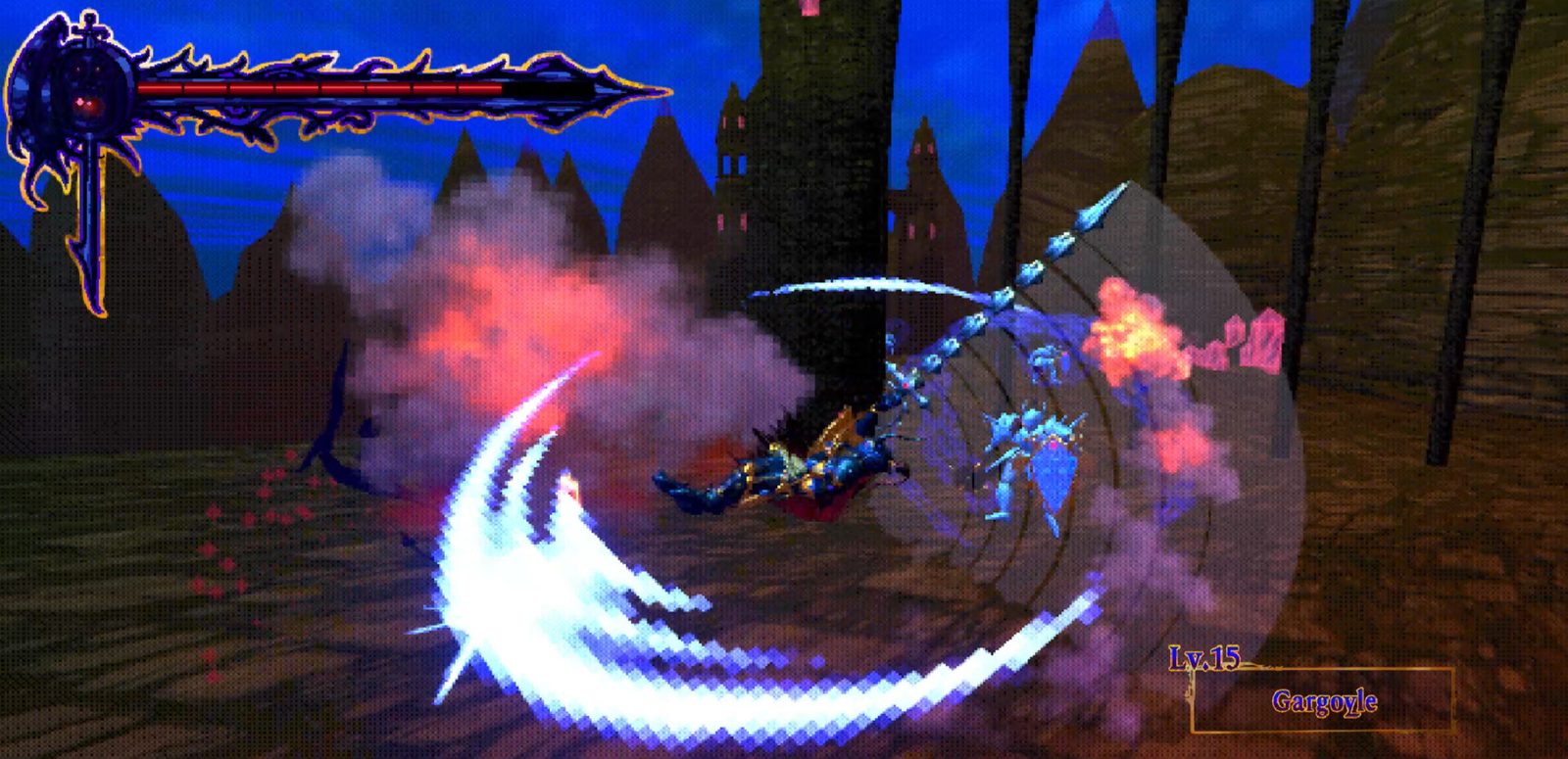 Combat system evolves from basic attacks to hack-and-slash progression