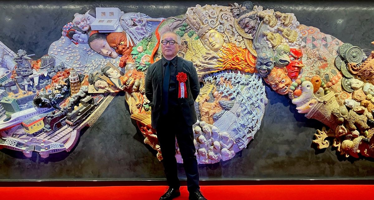 Otomo at the December 15, 2025 unveiling — four years from first site visit to completion
